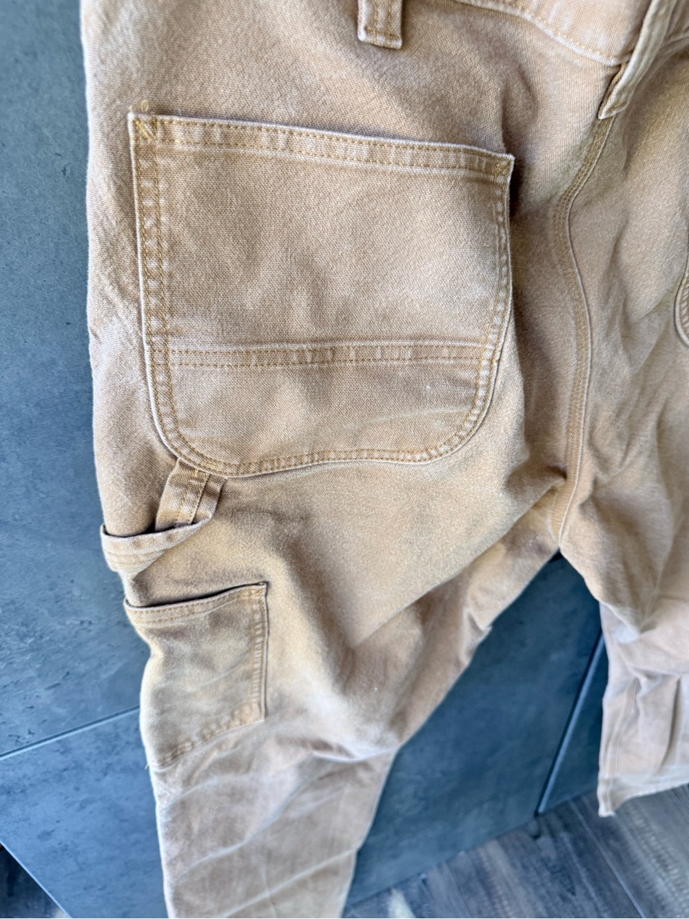 Carhartt Brown Relaxed Fit Work Pants